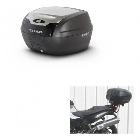SHAD Baul SH40 ALU + soporte montaje KIT-441303