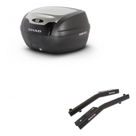 SHAD SH40 ALU trunk + mounting bracket KIT-441308