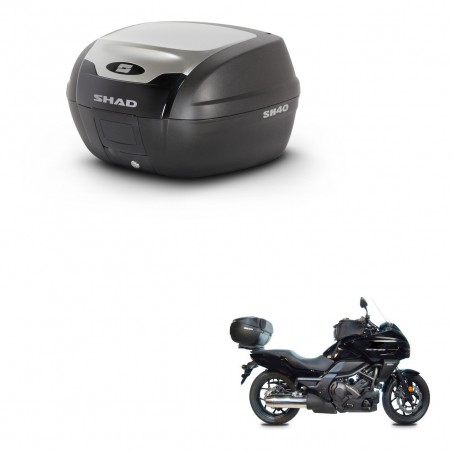SHAD Baul SH40 ALU + soporte montaje KIT-441331
