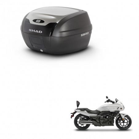 SHAD Baul SH40 ALU + soporte montaje KIT-441352