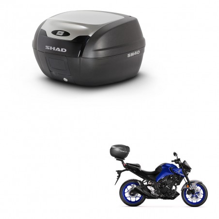 SHAD Baul SH40 ALU + soporte montaje KIT-441411