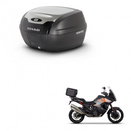 SHAD Baul SH40 ALU + soporte montaje KIT-441417