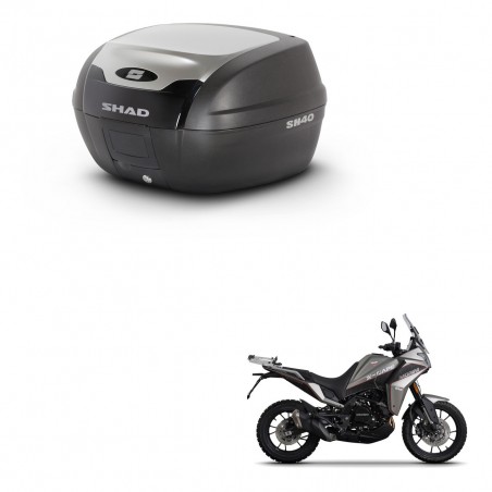 SHAD SH40 ALU trunk + mounting bracket KIT-441426