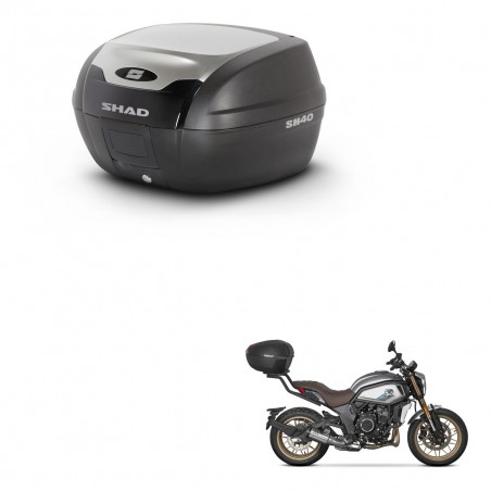 SHAD Baul SH40 ALU + soporte montaje KIT-441440