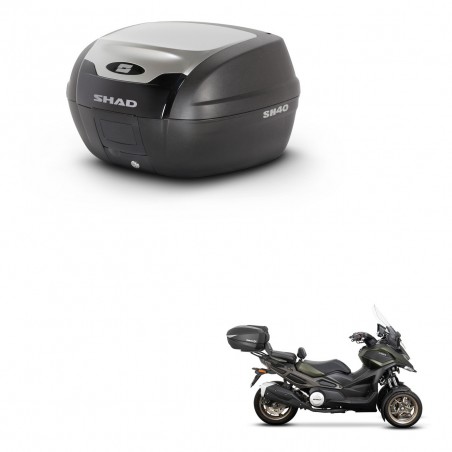 SHAD Baul SH40 ALU + soporte montaje KIT-441443