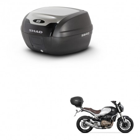 SHAD Baul SH40 ALU + soporte montaje KIT-441445