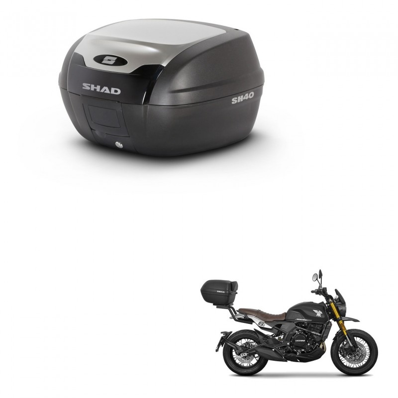 SHAD Baul SH40 ALU + soporte montaje KIT-441457