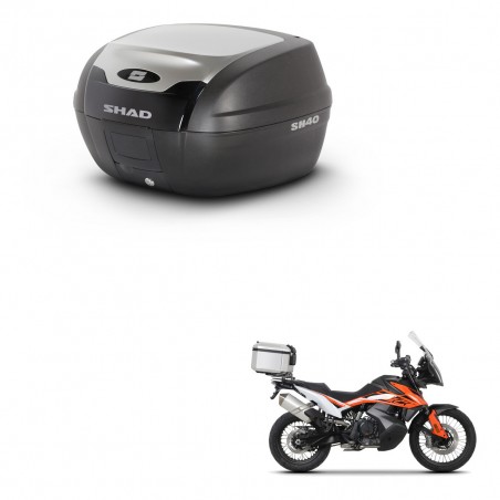 SHAD SH40 ALU trunk + mounting bracket KIT-441465