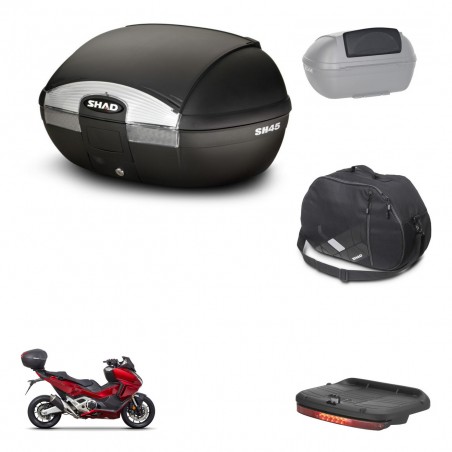 SHAD Baul SH45 + soporte montaje accesorios KIT-441498