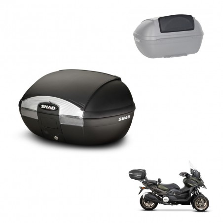 SHAD Baul SH45 + soporte montaje respaldo KIT-441647
