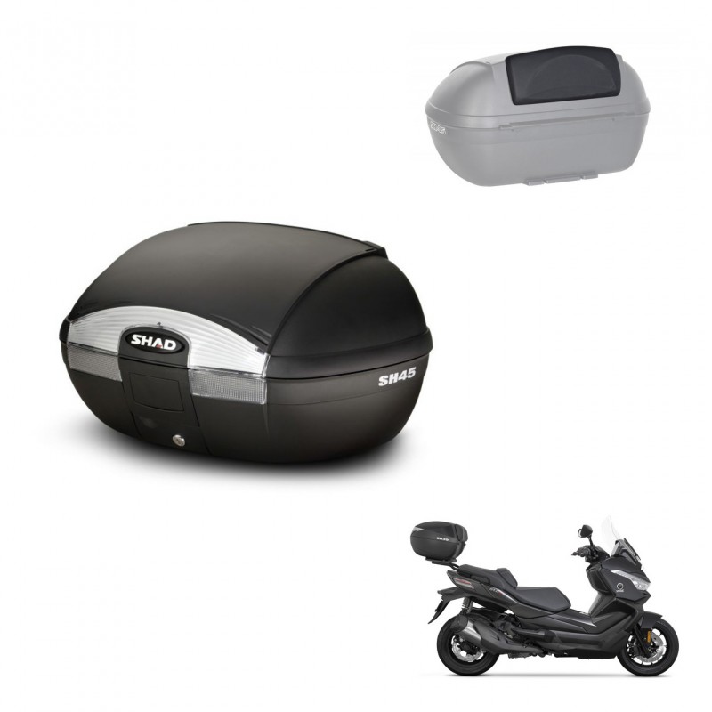 SHAD Baul SH45 + soporte montaje respaldo KIT-441703