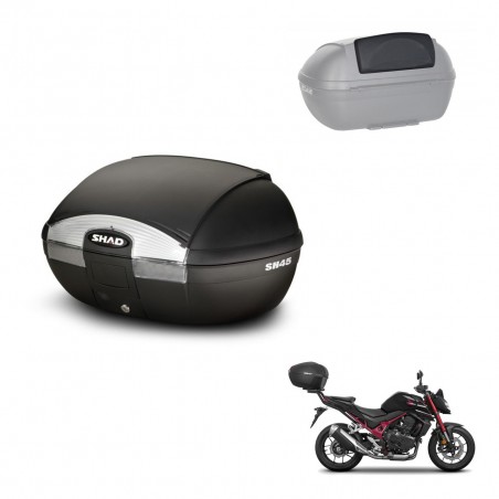 SHAD Baul SH45 + soporte montaje respaldo KIT-441743