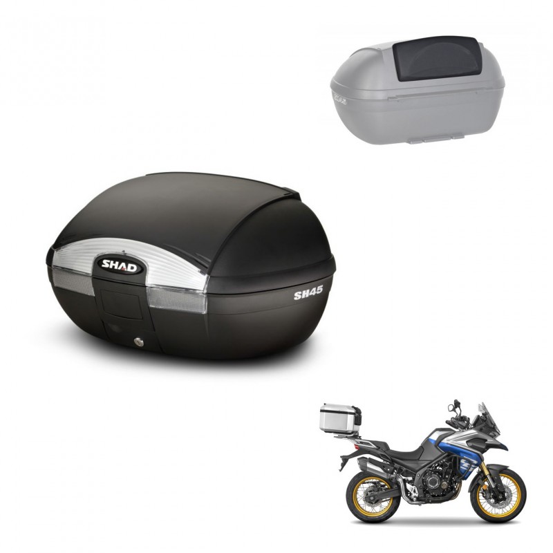 SHAD Baul SH45 + soporte montaje respaldo KIT-441887