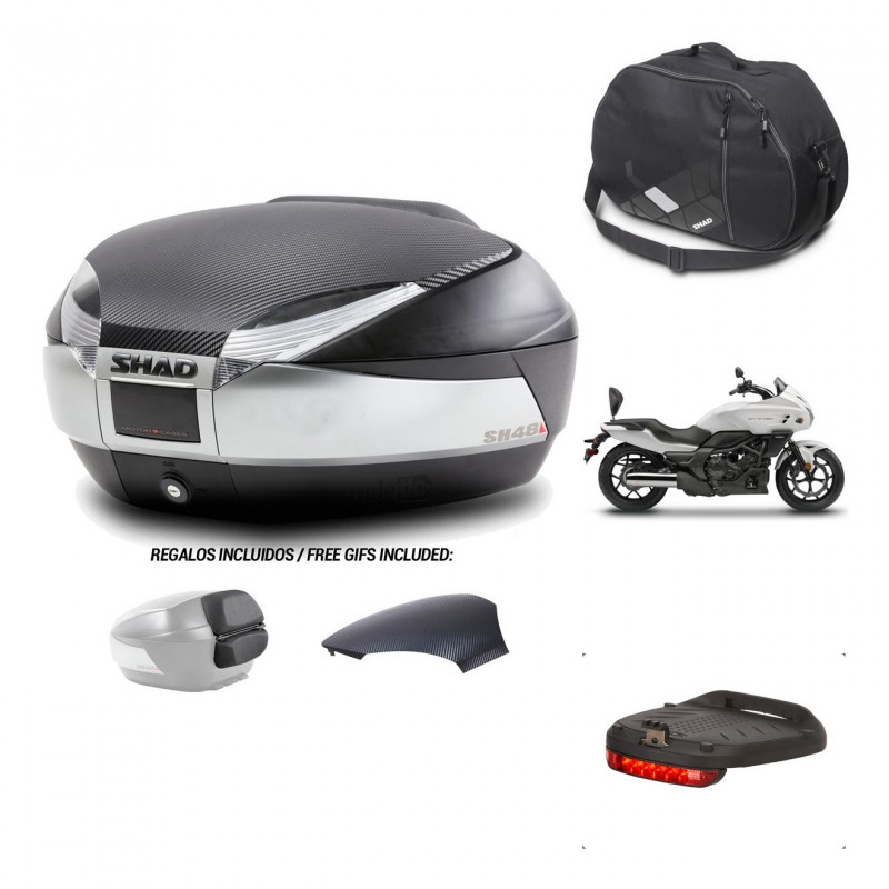 SHAD Trunk SH48 backrest cover + mounting bracket accessories KIT-442553