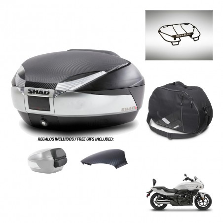 SHAD Baul SH48 tapa respaldo + soporte montaje accesorios KIT-442556