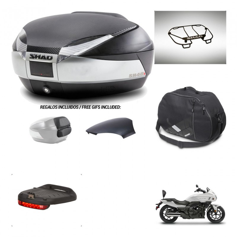 SHAD Trunk SH48 backrest cover + mounting bracket accessories KIT-442557