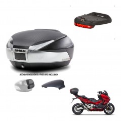 SHAD Trunk SH48 backrest cover + mounting bracket brake light KIT-442559