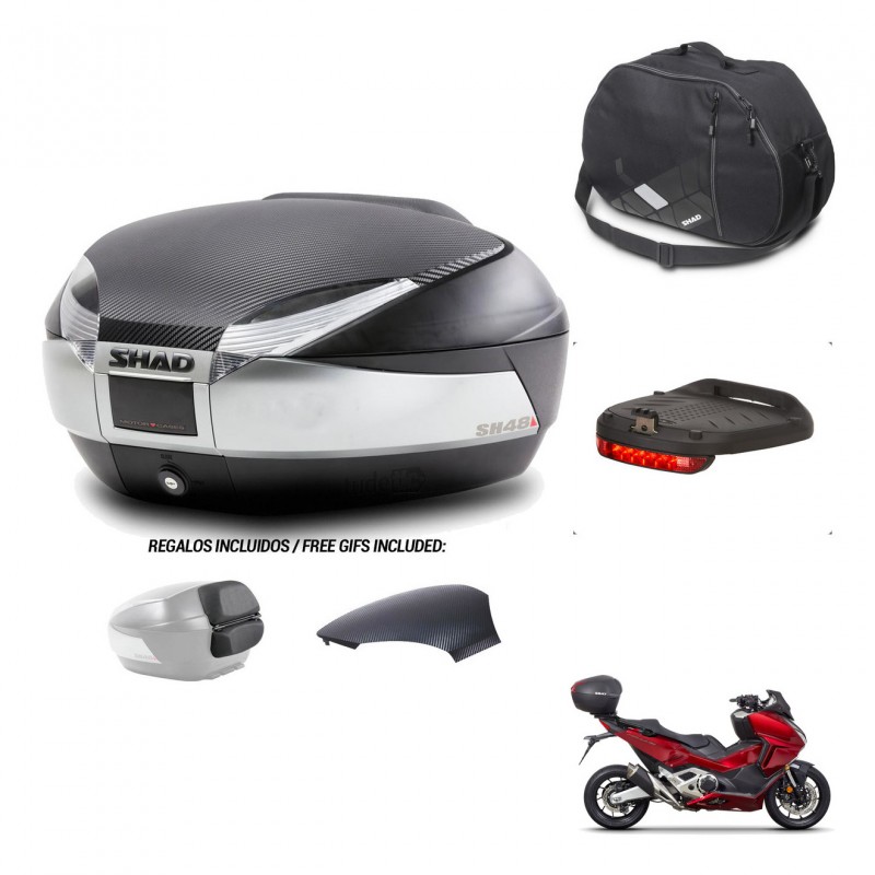 SHAD Trunk SH48 backrest cover + mounting bracket accessories KIT-442561