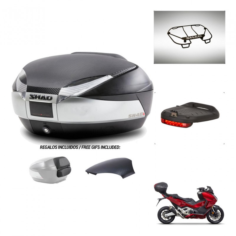 SHAD Trunk SH48 backrest cover + mounting bracket accessories KIT-442563