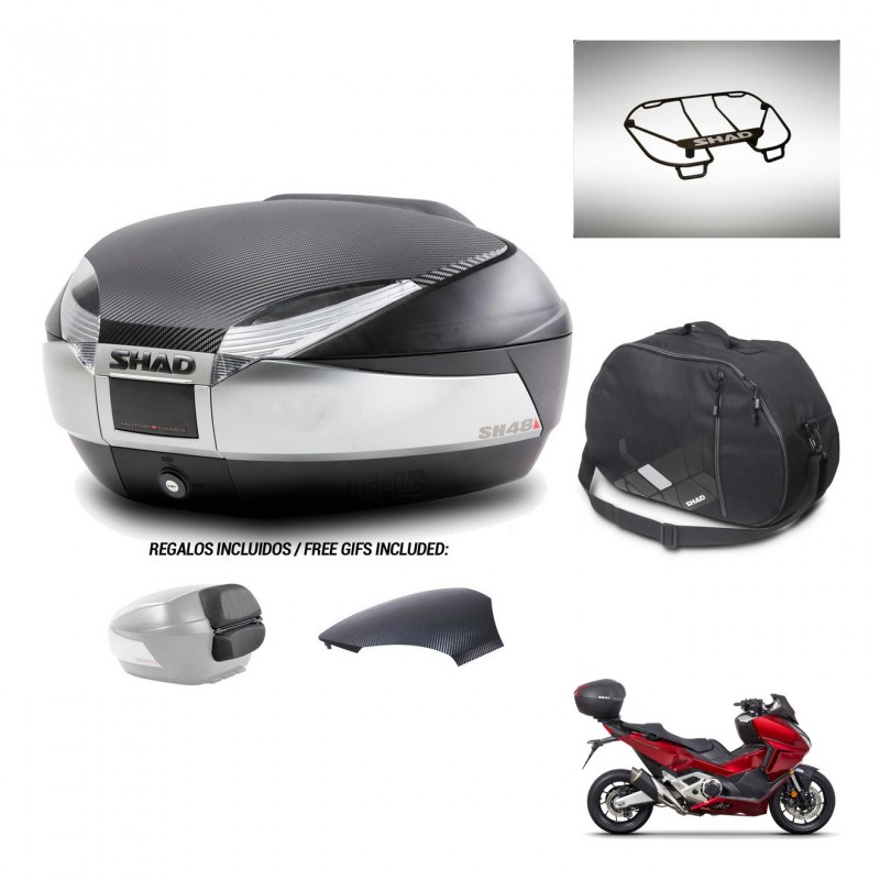 SHAD Trunk SH48 backrest cover + mounting bracket accessories KIT-442564