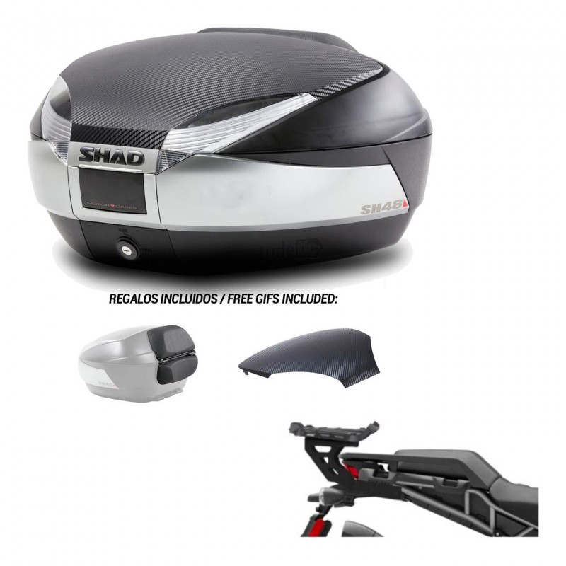 SHAD Trunk SH48 backrest cover + mounting bracket KIT-442566