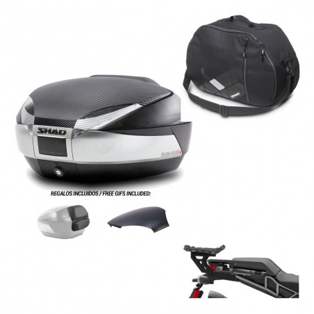 SHAD Baul SH48 tapa respaldo + soporte montaje bolsa interna KIT-442568