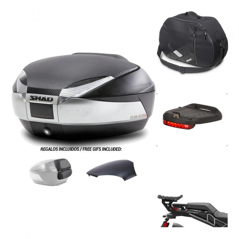 SHAD Trunk SH48 backrest cover + mounting bracket accessories KIT-442569