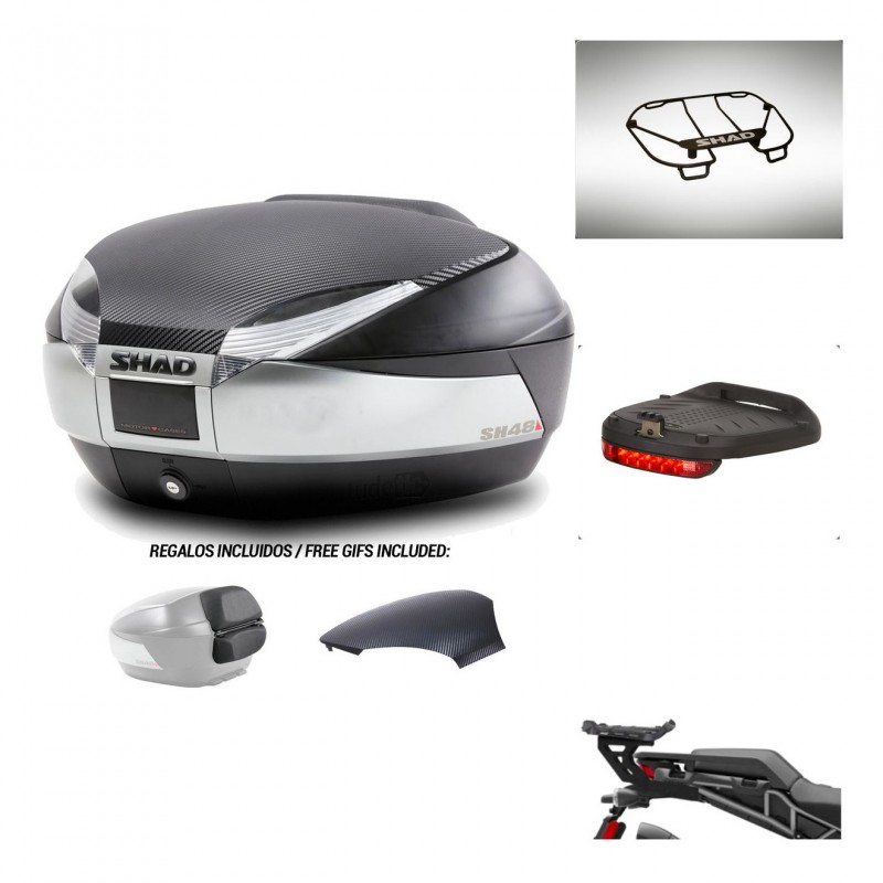 SHAD Trunk SH48 backrest cover + mounting bracket accessories KIT-442571