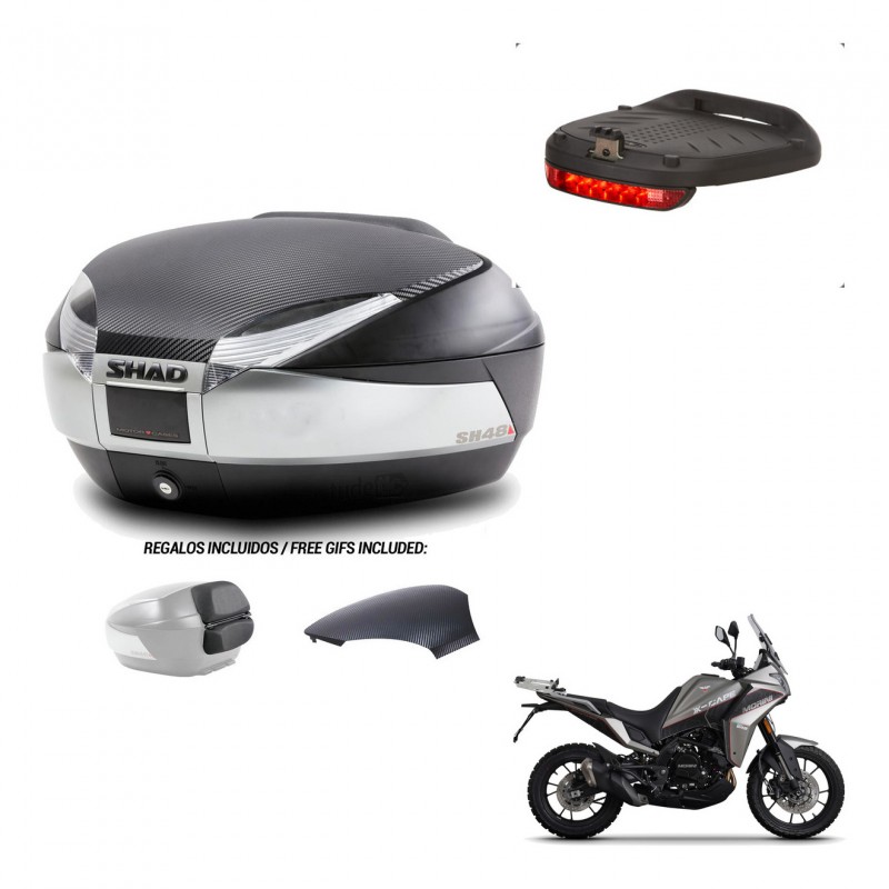 SHAD Trunk SH48 backrest cover + mounting bracket brake light KIT-442575