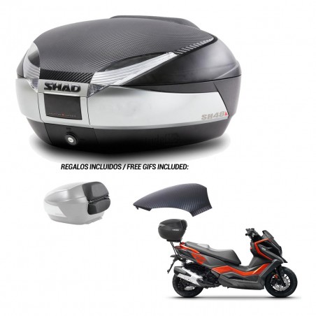 SHAD Baul SH48 tapa respaldo + soporte montaje KIT-442590