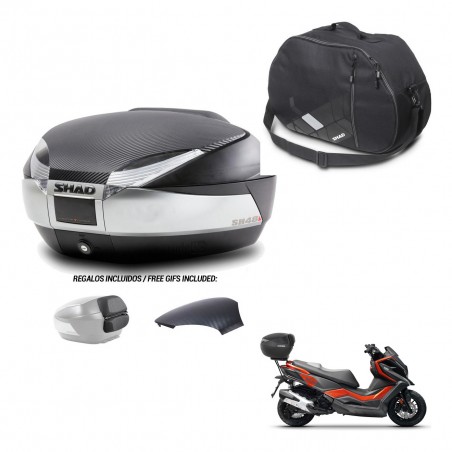 SHAD Trunk SH48 backrest cover + mounting bracket internal bag KIT-442592