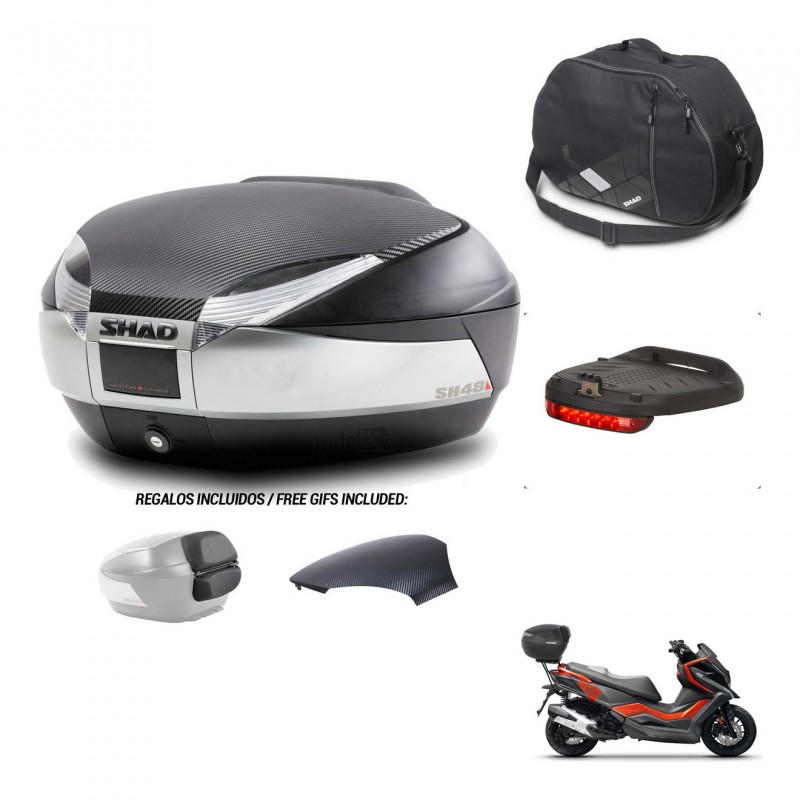SHAD Trunk SH48 backrest cover + mounting bracket accessories KIT-442593