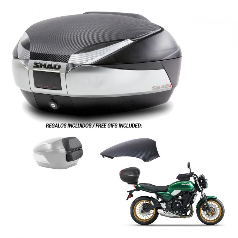 SHAD Baul SH48 tapa respaldo + soporte montaje KIT-442598