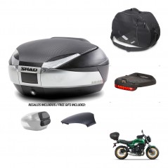 SHAD Baul SH48 tapa respaldo + soporte montaje accesorios KIT-442601