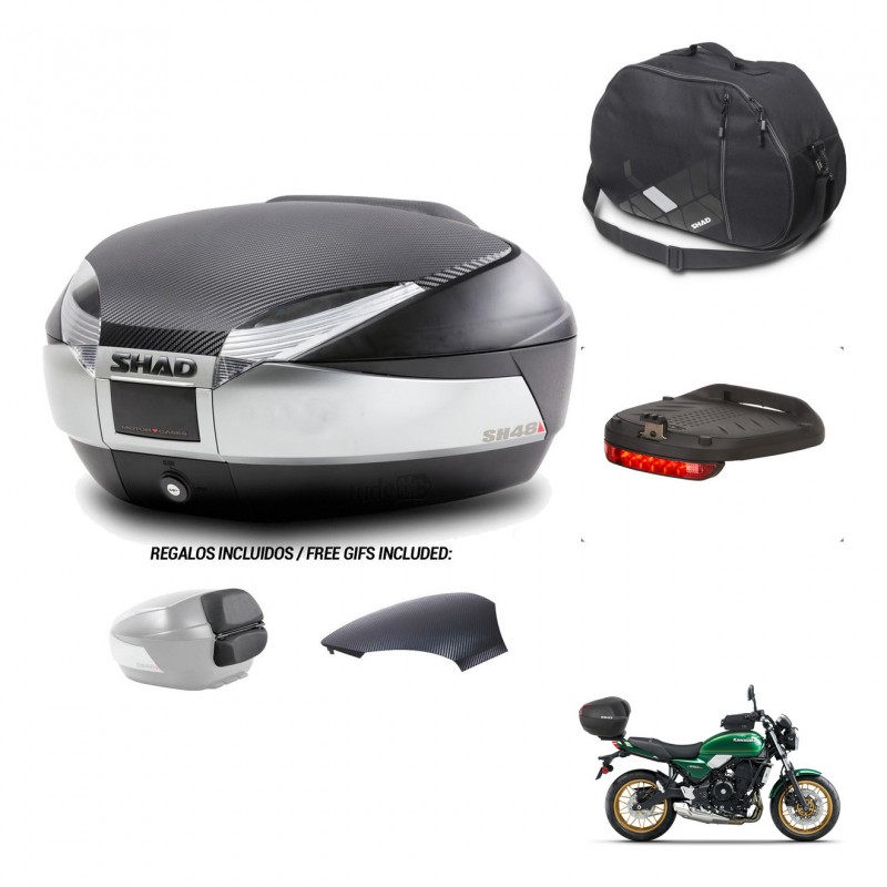 SHAD Baul SH48 tapa respaldo + soporte montaje accesorios KIT-442601