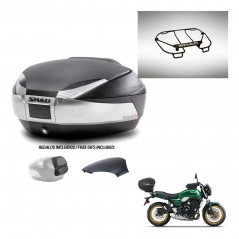 SHAD Baul SH48 tapa respaldo + soporte montaje parrilla superior KIT-442602