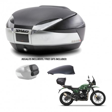 SHAD Baul SH48 tapa respaldo + soporte montaje KIT-442606