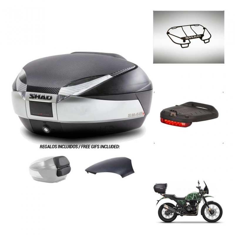 SHAD Baul SH48 tapa respaldo + soporte montaje accesorios KIT-442611
