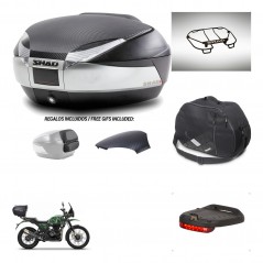 SHAD Baul SH48 tapa respaldo + soporte montaje accesorios KIT-442613