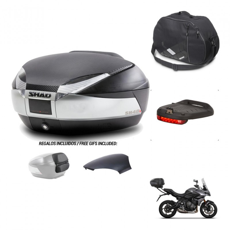 SHAD Trunk SH48 backrest cover + mounting bracket accessories KIT-442625