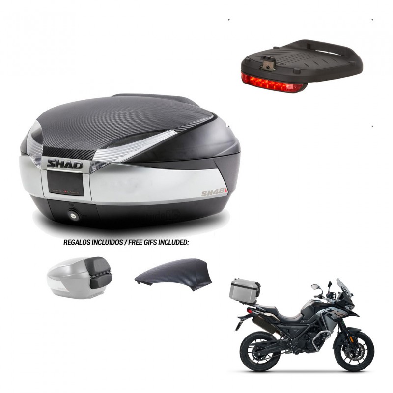 SHAD Trunk SH48 backrest cover + mounting bracket brake light KIT-442631