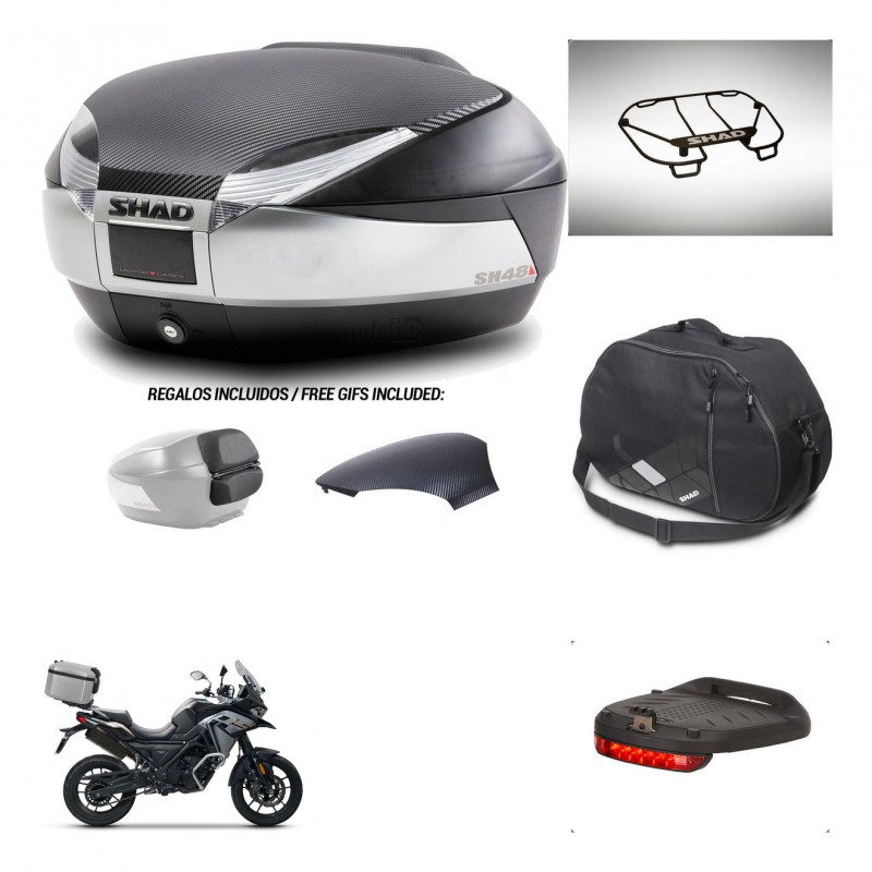 SHAD Trunk SH48 backrest cover + mounting bracket accessories KIT-442637