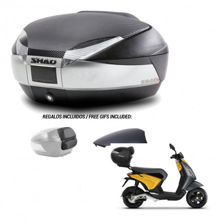 SHAD Baul SH48 tapa respaldo + soporte montaje KIT-442638