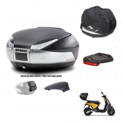 SHAD Baul SH48 tapa respaldo + soporte montaje accesorios KIT-442641