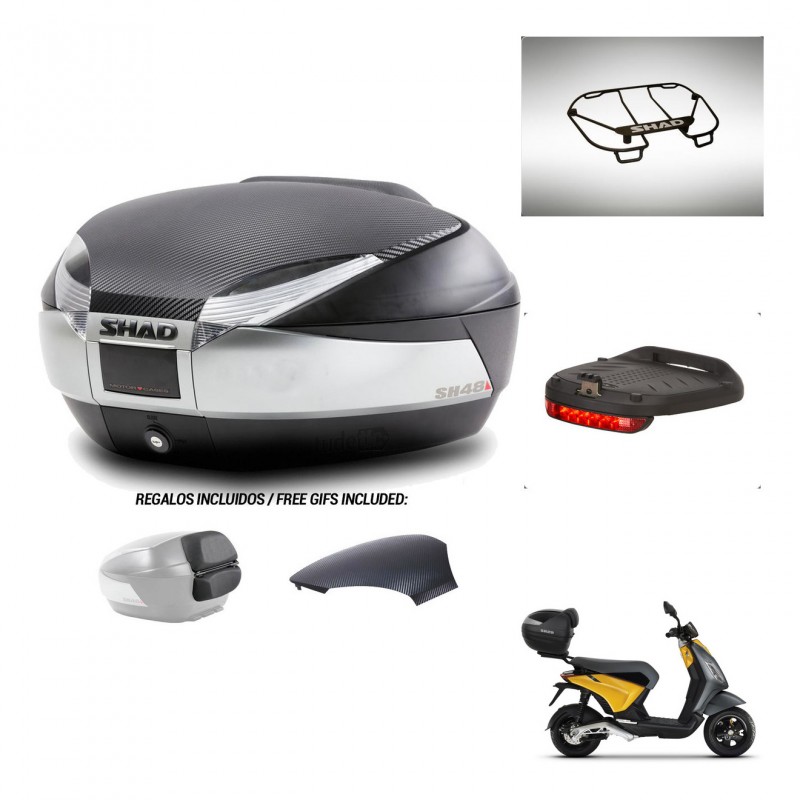 SHAD Trunk SH48 backrest cover + mounting bracket accessories KIT-442643