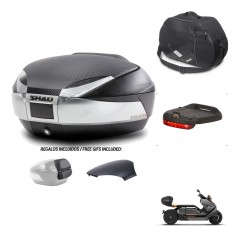 SHAD Baul SH48 tapa respaldo + soporte montaje accesorios KIT-442649