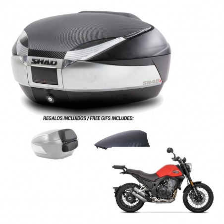 SHAD Trunk SH48 backrest cover + mounting bracket KIT-442662