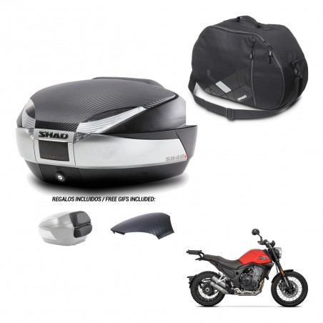 SHAD Baul SH48 tapa respaldo + soporte montaje bolsa interna KIT-442664