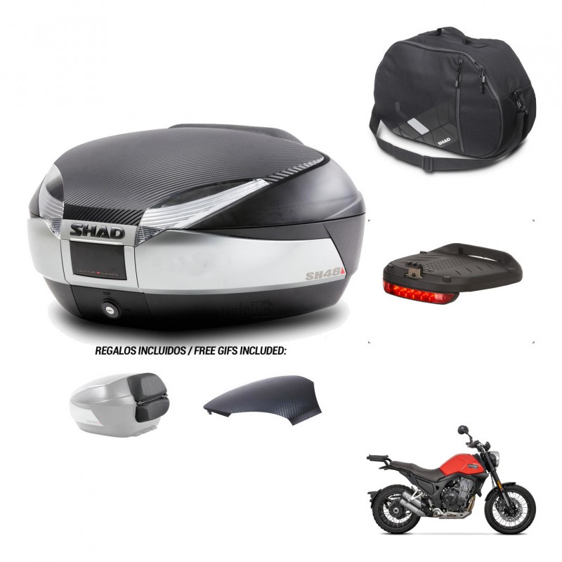 SHAD Trunk SH48 backrest cover + mounting bracket accessories KIT-442665