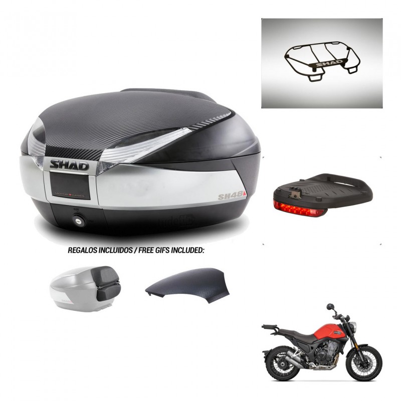 SHAD Trunk SH48 backrest cover + mounting bracket accessories KIT-442667